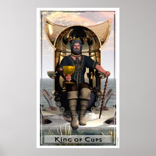Koning van het Poster van Cups (Voorkant)