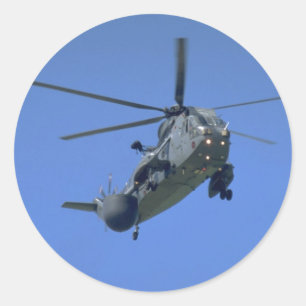 Koning van het Zee van de koninklijke marine, AEW- Ronde Sticker
