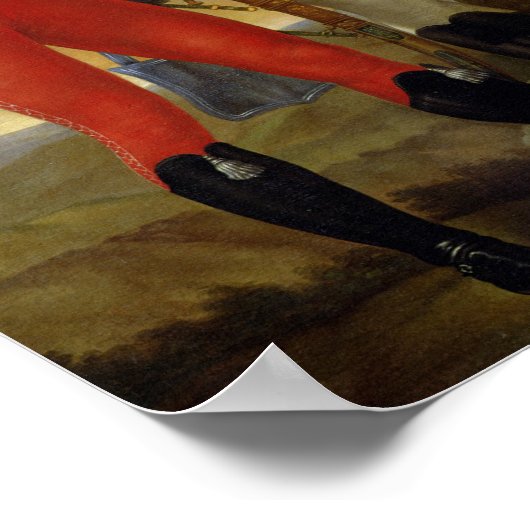 Koning van Holland en kroonprins van Holland Poster (Hoek)