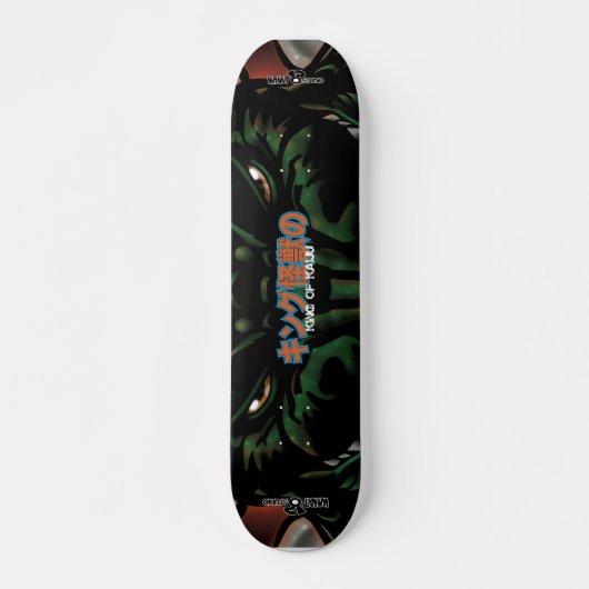 Koning van Kaiju Deck Skateboard (Voorkant)