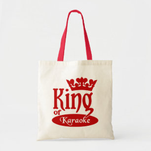 Koning van Karaoke-tas - kies stijl en kleur Tote Bag