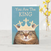 Koning van mijn hart Verjaardag Kaart (Gele Bloem)