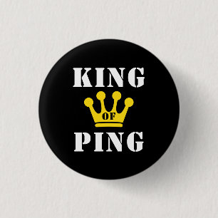 Koning van Ping Ronde Button 3,2 Cm