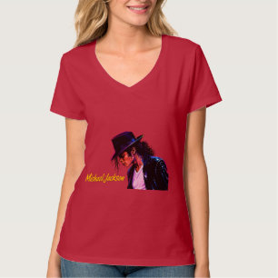 Koning van Pop Moonwalk Legende Retro Tribute Desi T-shirt
