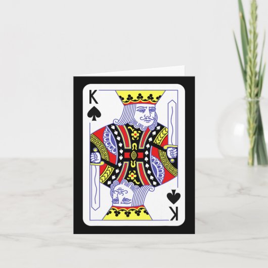 Koning van schoppen Spelen Kaarten Halloween Kostu (Voorkant)