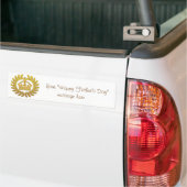 Koning van Vaderdag Bumpersticker (Op Truck)