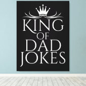 Koning van Vadergrappen Canvas Afdruk (Insitu (Houten vloer))