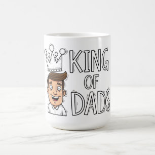 Koning van vaders Vaderdag Koffiemok