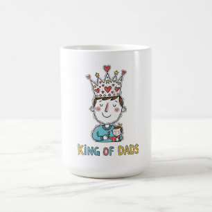 Koning van vaders Vaderdag Koffiemok