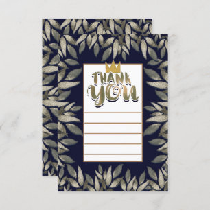 Koning van Wilde Dingen Één 1e Verjaardag Dank u Kaart