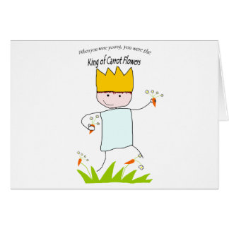 Koning van wortelbloemen