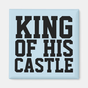 KONING VAN ZIJN KASTLE MAGNETS MAGNEET