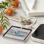 Koning Visser Clipper Zeilen Sleutelhanger (Voorkant Rechts)