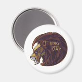 Koning voor de Dag Magneet (Voorkant / Achterkant)