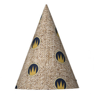 Koning Wild Thing Gouden Kroon Jute Verjaardagsfee Feesthoedjes