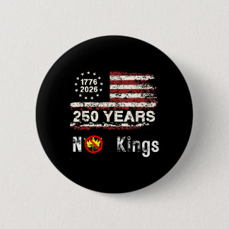 Koningen 250 Jaar Amerika Onafhankelijkheidsdag Vr Ronde Button 5,7 Cm