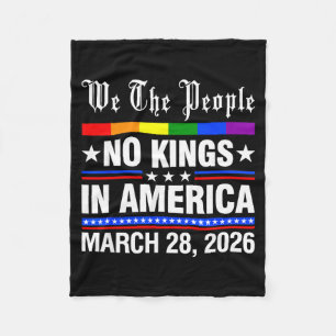 Koningen in Amerika 28 maart 2026 koningsdag grapp Fleece Deken