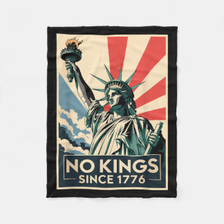 Koningen in Amerika sinds 1776 Statue of Liberty Fleece Deken