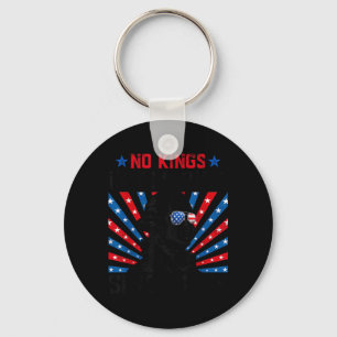 Koningen in Amerika sinds 1776 USA-vlag in nood Sleutelhanger