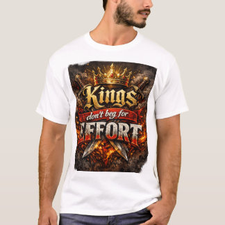Koningen vragen niet om moeite — T-shirt