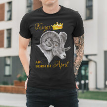 Koningen worden geboren in April Aries Zodiac Ram 
