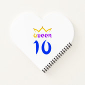 Koningin 10 notitieboek (Achterkant)