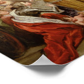 Koningin Anne presenteert plannen van het leger va Poster (Hoek)