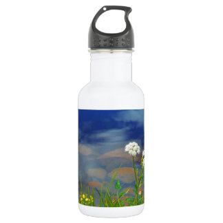 Koningin Ann's oerbloemen, blauw bergmeer Waterfles
