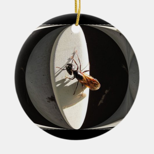 koningin Ant ~ sierente Keramisch Ornament (Voorkant)