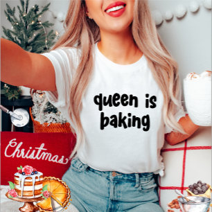 Koningin bakt vrouwen t-shirt