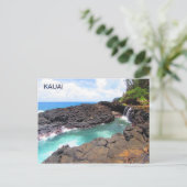 Koningin Bath, Kauai, Hawaii Briefkaart (Staand voorkant)