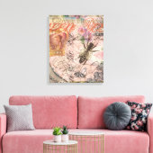 Koningin Bee  Beauful Collage Canvas Afdruk (Insitu (Woonkamer))