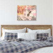 Koningin Bee  Beauful Collage Canvas Afdruk (Insitu (Slaapkamer))