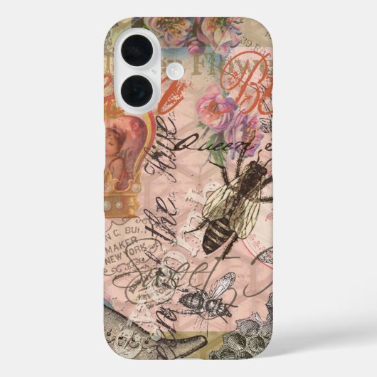 Koningin Bee  Beauful Collage Case-Mate iPhone Case (Achterkant)