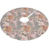 Koningin Bee  Beauful Collage Kerstboom Rok (Gekanteld)