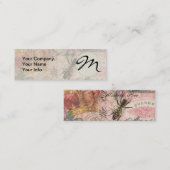 Koningin Bee Beauful Collage Mini Visitekaartje (Voorkant / Achterkant)