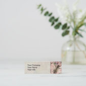 Koningin Bee  Beauful Collage Mini Visitekaartje (Staand voorkant)