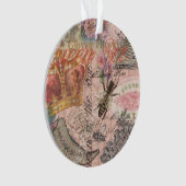 Koningin Bee  Beauful Collage Ornament (voorkant)