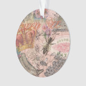 Koningin Bee  Beauful Collage Ornament (voorkant)