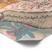 Koningin Bee Beauful Collage Poster (Hoek)