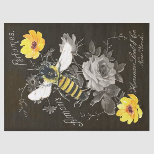 koningin Bee  Ephemera Perfume Tissuepapier (Voorkant)