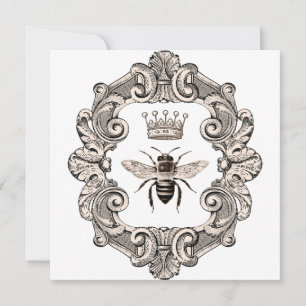  koningin Bee Flat Kaart