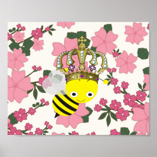 Koningin Bee Frameable Poster