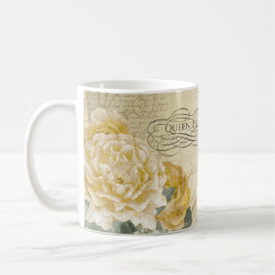  koningin Bee Golden Rozen Floral Koffiemok