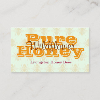Koningin Bee Light Green Beekeeper Visitekaartje