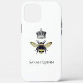 Koningin Bee met haar kroonartistieke illustratie  Case-Mate iPhone Case (Achterkant)