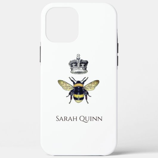 Koningin Bee met haar kroonartistieke illustratie  Case-Mate iPhone Case (Achterkant)