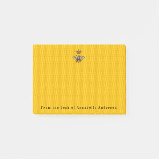 Koningin Bee met Kroon Post-it® Notes (Voorkant)