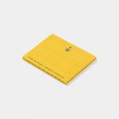 Koningin Bee met Kroon Post-it® Notes (Schuin)