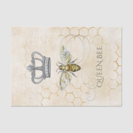  koningin Bee Royal Crown Gold Honeycomb Tissuepapier